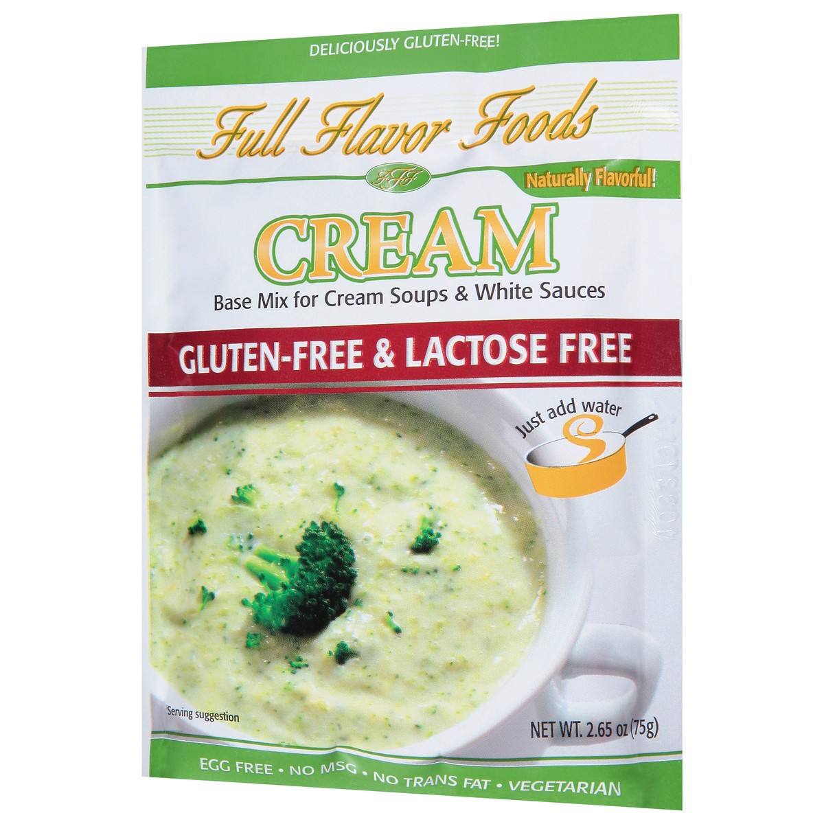 slide 4 of 9, Full Flavor Foods Gluten-Free & Lactose Free Cream Base Mix for Cream Soups & White Sauces 2.65 oz, 2.65 oz
