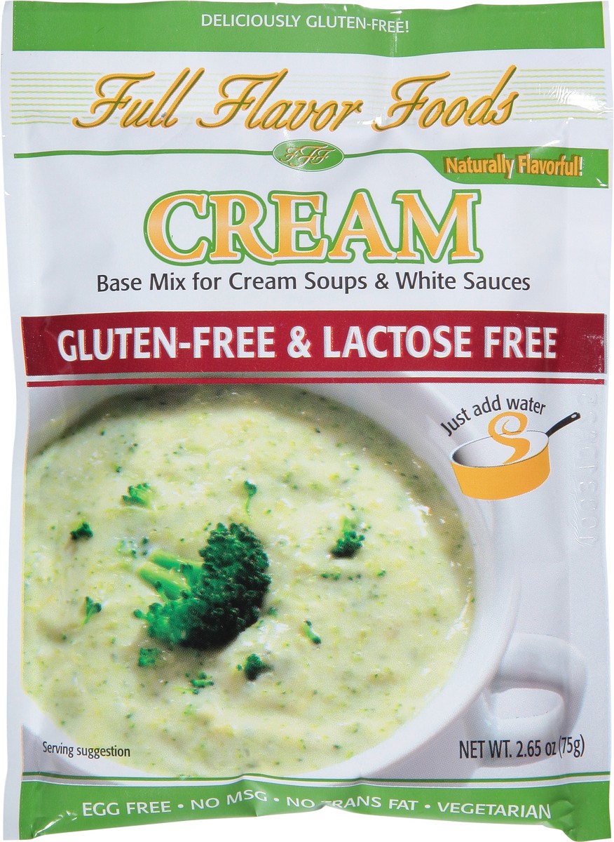 slide 8 of 9, Full Flavor Foods Gluten-Free & Lactose Free Cream Base Mix for Cream Soups & White Sauces 2.65 oz, 2.65 oz