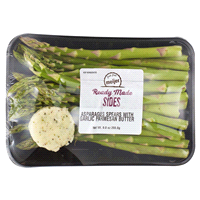 slide 9 of 29, Fresh from Meijer Asparagus With Garlic Parmesan Butter, 9.1 oz, 1 ct