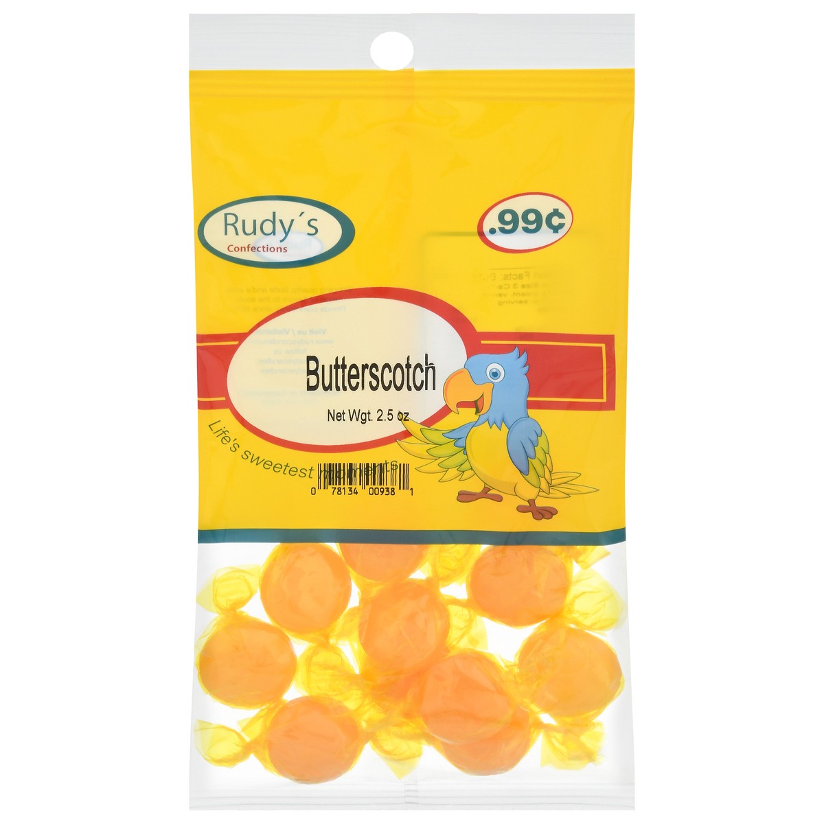 slide 7 of 14, Rudy's Confections Butterscotch Butterscotch 2.5 oz, 2.5 oz