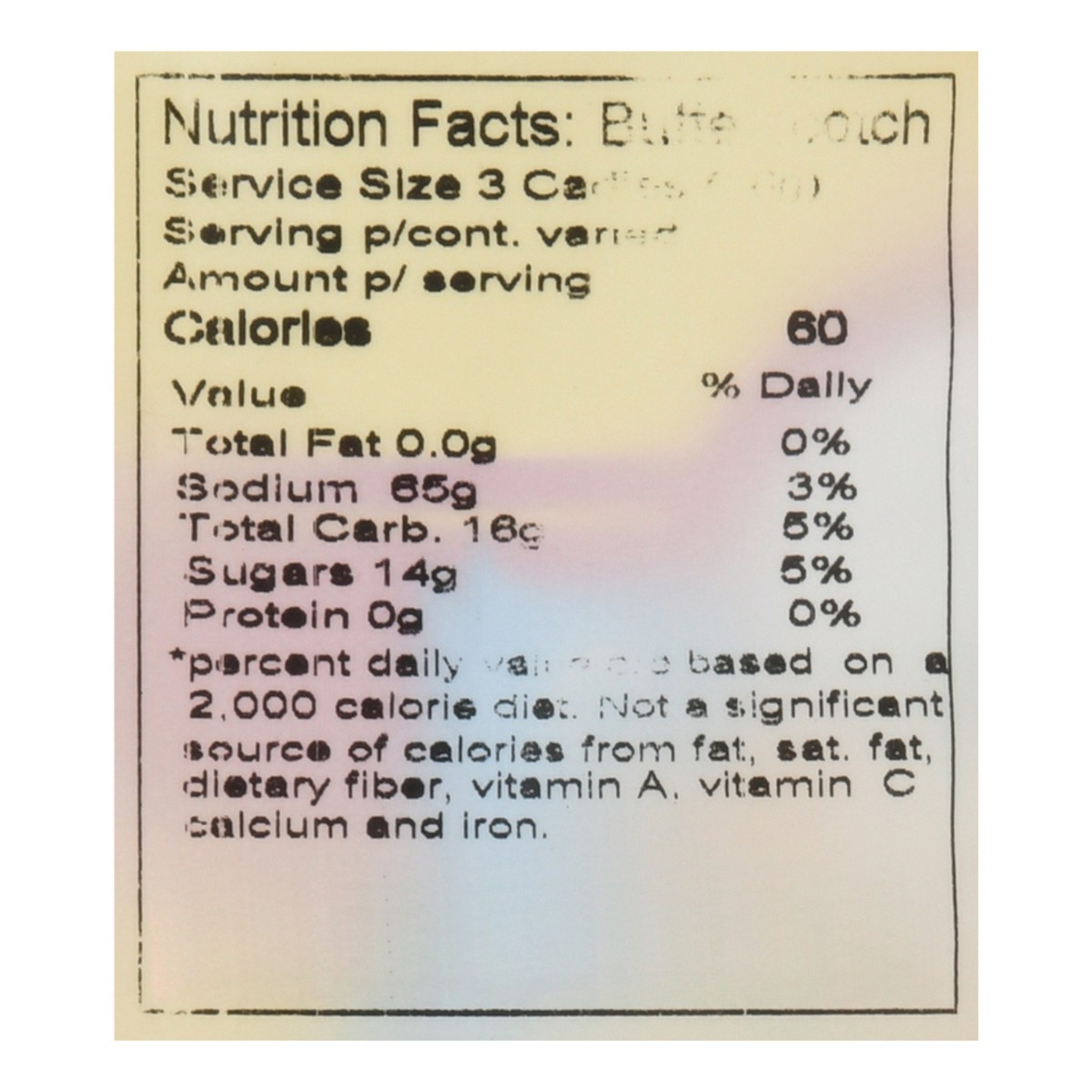 slide 14 of 14, Rudy's Confections Butterscotch Butterscotch 2.5 oz, 2.5 oz