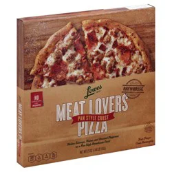 Lowes Foods Pizza Pan Style Crust Meat Lovers