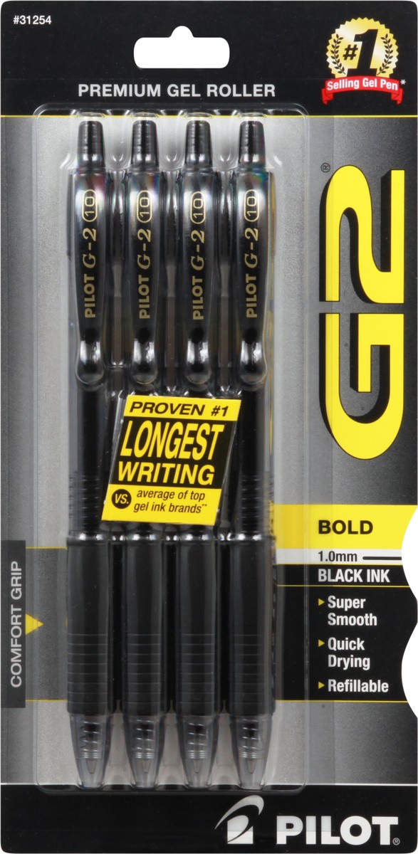 slide 6 of 12, Pilot G2 Bold Point Gel Pen Black, 1 ct