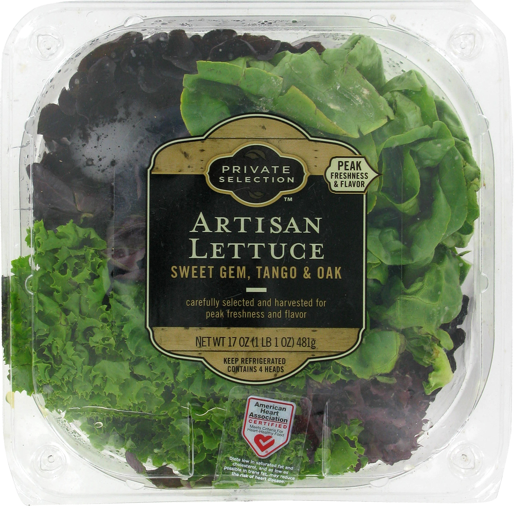 slide 1 of 1, Private Selection Artisan Lettuce, 17 oz