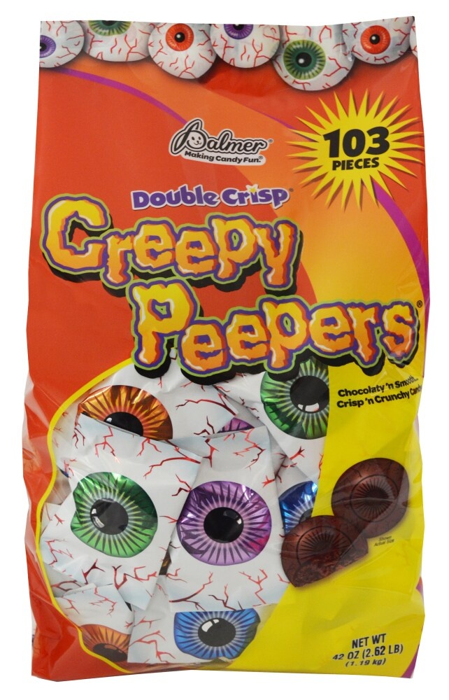 slide 1 of 1, Palmer Double Crisp Creepy Peepers Candy, 42 oz