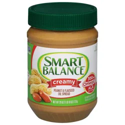 Smart Balance Creamy Peanut & Flaxseed Oil Spread, Peanut Butter Alternative, 26 OZ