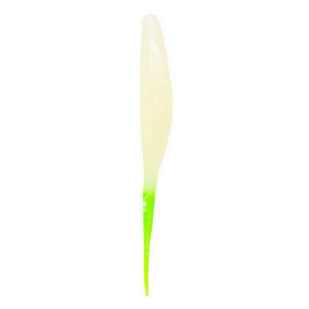 slide 1 of 1, Bass Assassin 5 Inch Glow Chartreuse Tail Shad Assassin Fishing Lure, 1 ct