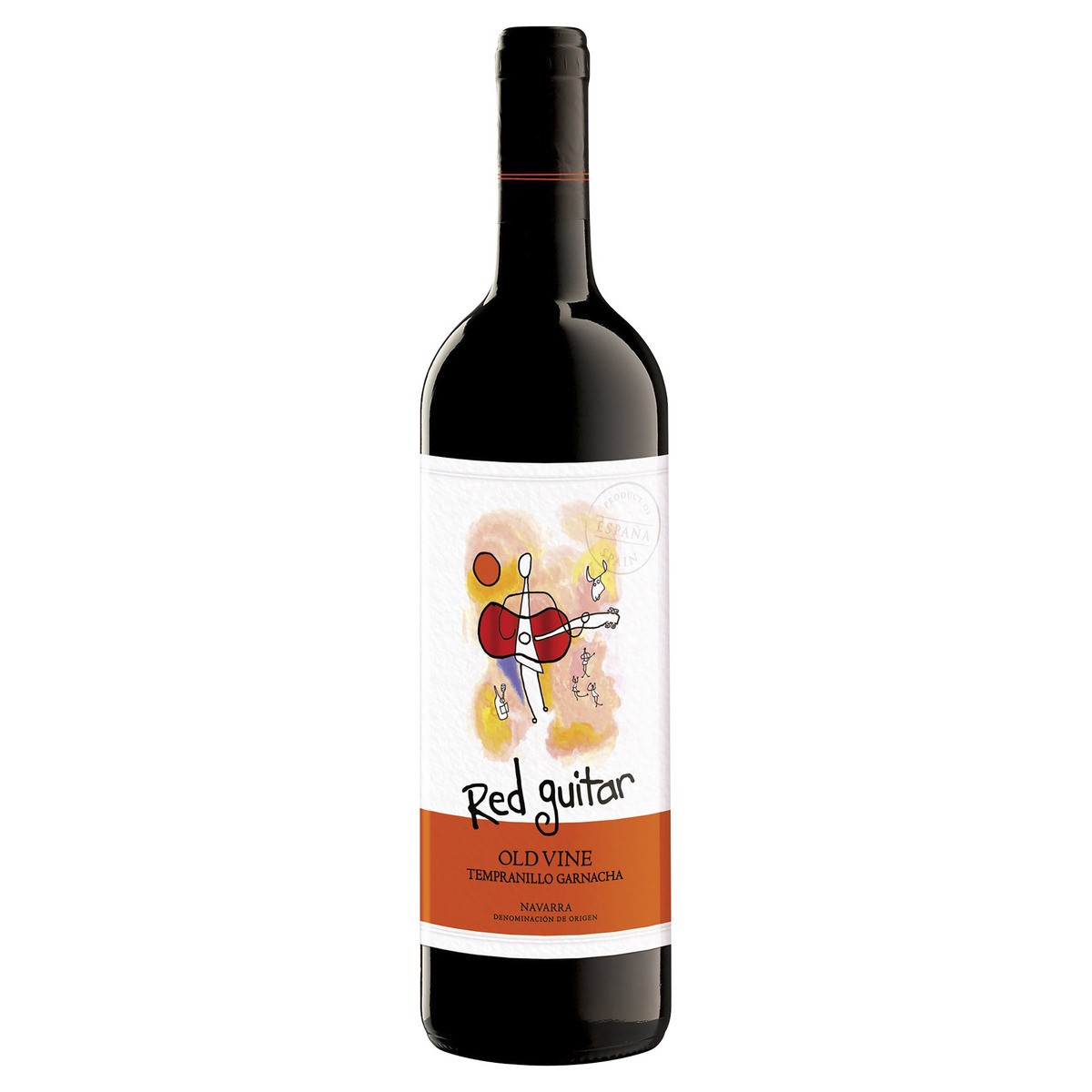 slide 1 of 3, Red Guitar Tempranillo Garnacha, 750 ml