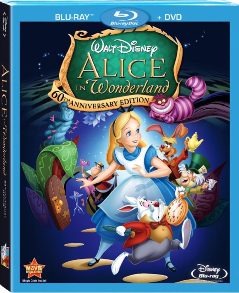 slide 1 of 1, Alice In Wonderland 60th Anniversary Edition - Blu-ray Hi-Def, 1 ct