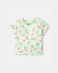 Carter's Girls Cherry Top - Green - XS