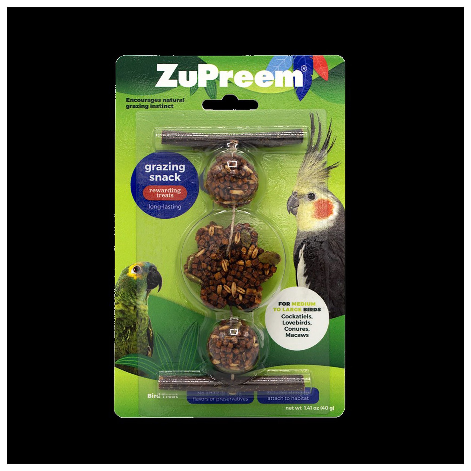 slide 1 of 1, Zupreem Grazing Snack For Birds 1.41 Oz, 1.41 oz