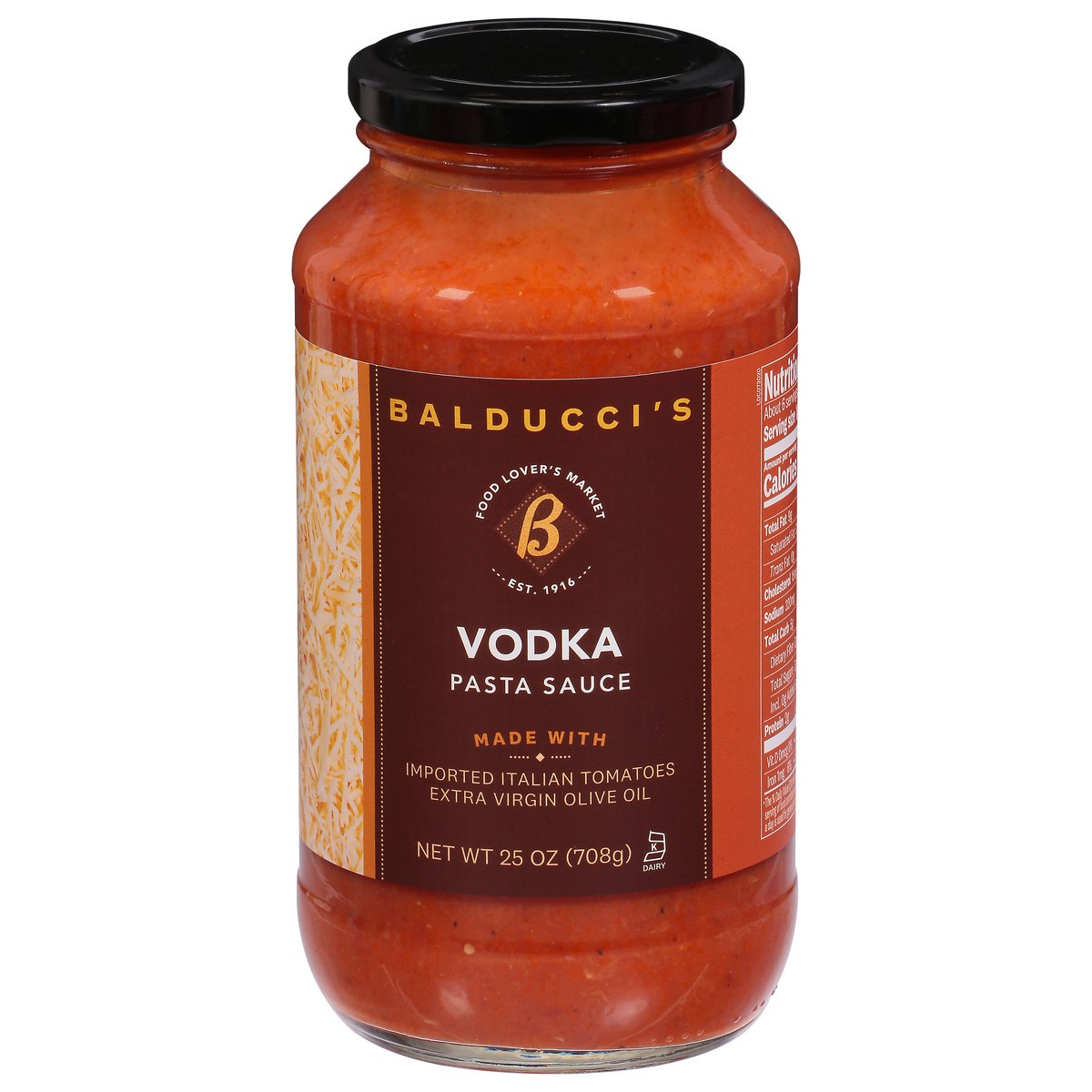 slide 12 of 13, Balducci's Vodka Sauce - 25 Oz, 25 oz