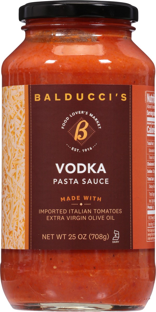 slide 3 of 13, Balducci's Vodka Sauce - 25 Oz, 25 oz