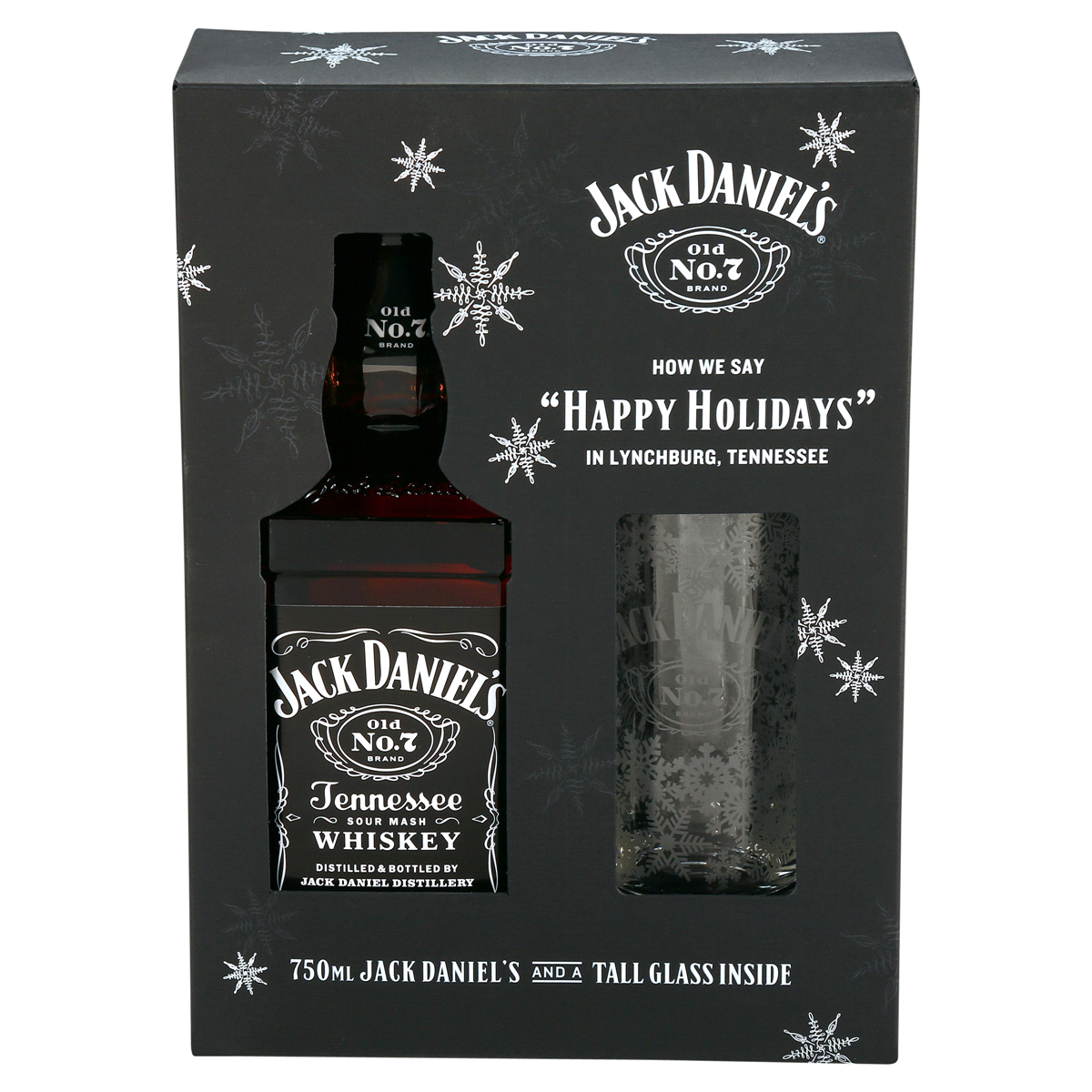 Jack Daniel's Tennessee Whiskey Season's Greetings Gift Set 750 ml