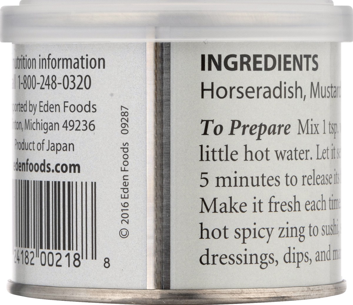 slide 6 of 11, Eden Foods Wasabi Powder, 0.88 oz