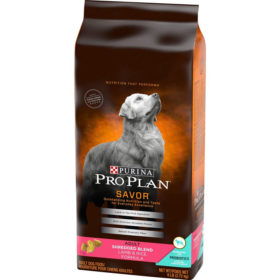 Pro Plan Savor Shredded Blend Lamb and Rice Formula Adult Dry Dog Food