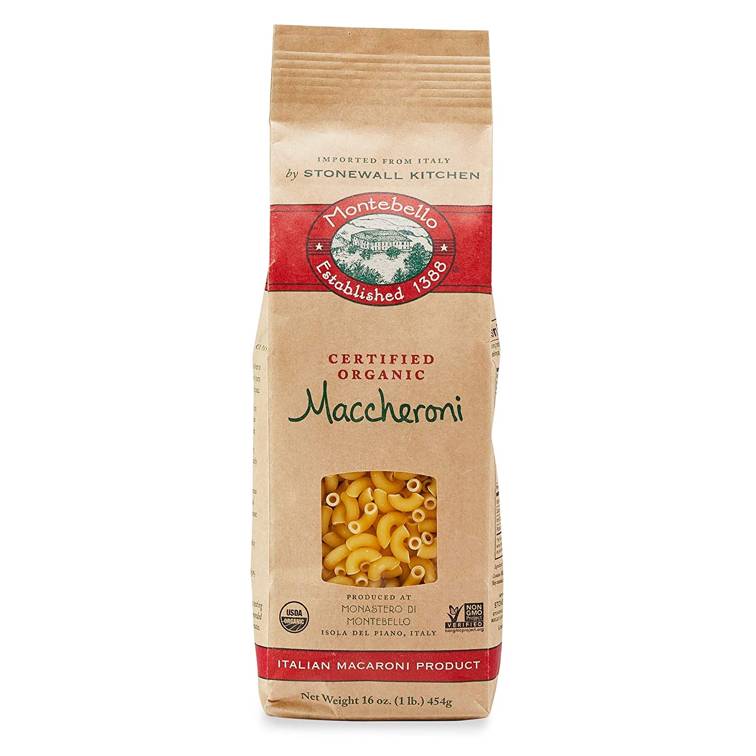 slide 1 of 1, Montebello Mtbelo Pasta Maccheroni O, 16 oz