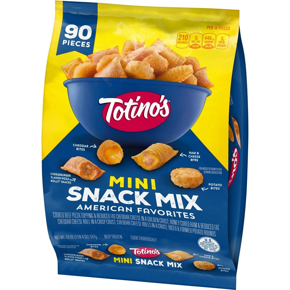 slide 2 of 3, Totino's Mini Snack Mix, 20 oz