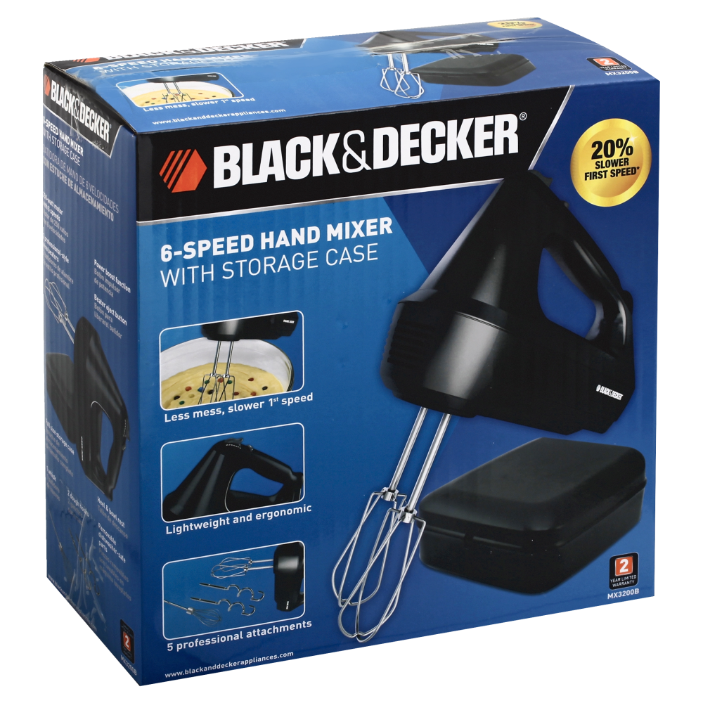 slide 2 of 3, BLACK+DECKER Hand Mixer 1 ea, 1 ct