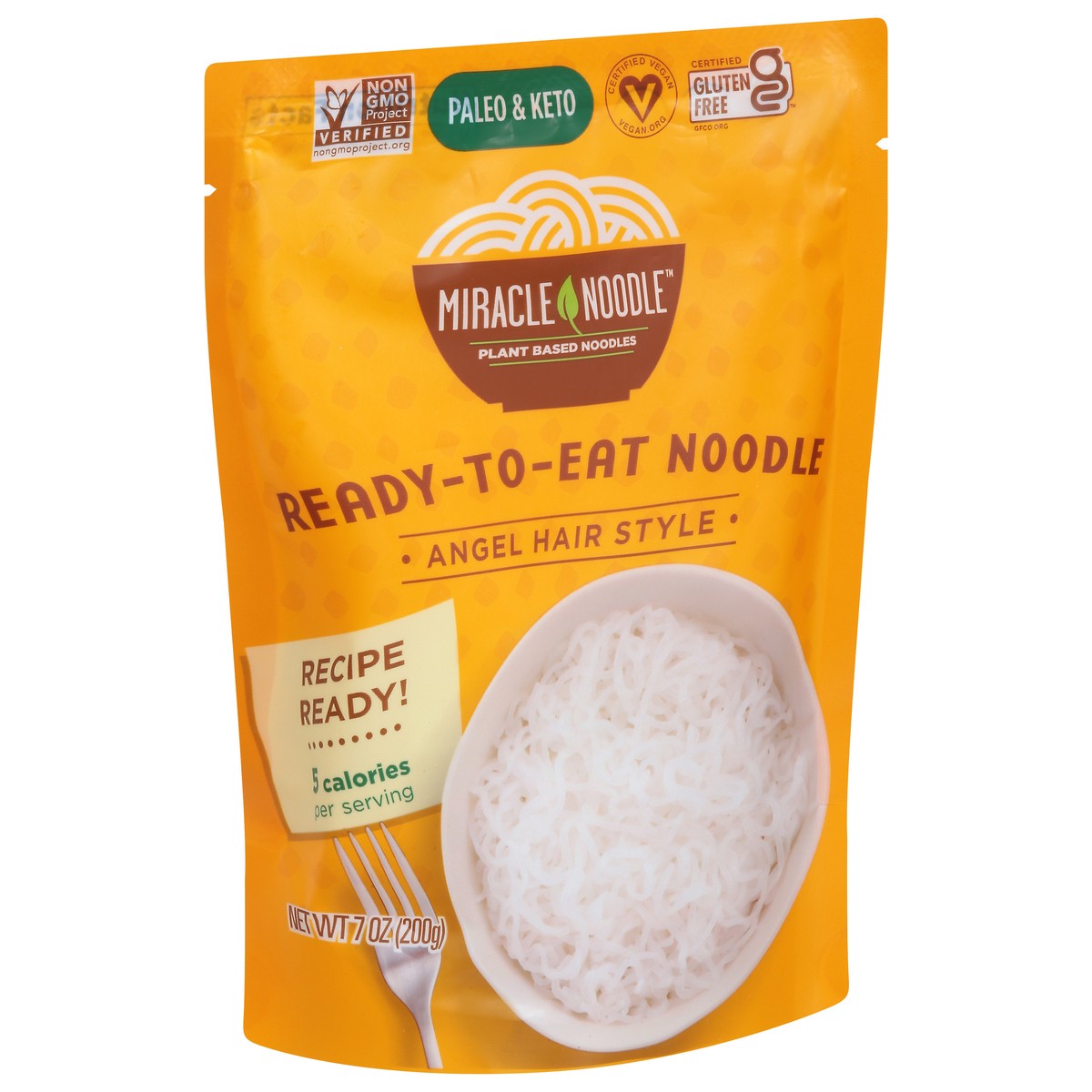 slide 2 of 14, Miracle Noodle Kitchen Angel Hair Style Noodles 7 oz, 7 oz