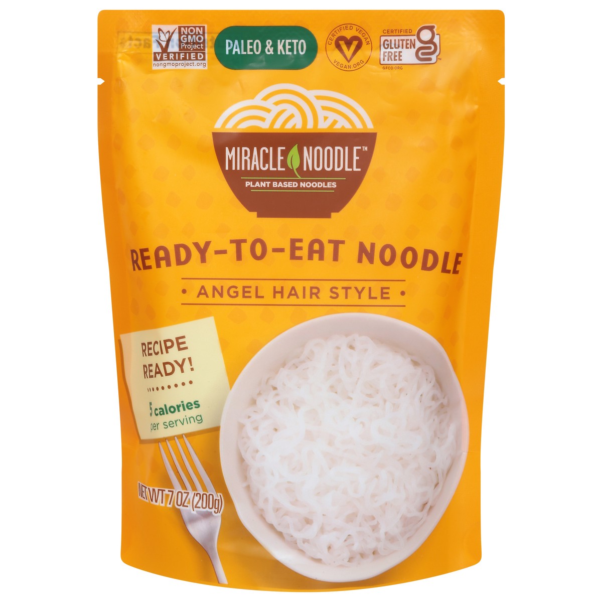 slide 1 of 14, Miracle Noodle Kitchen Angel Hair Style Noodles 7 oz, 7 oz