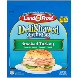 Land O' Frost DeliShaved Smoked Turkey 2 oz
