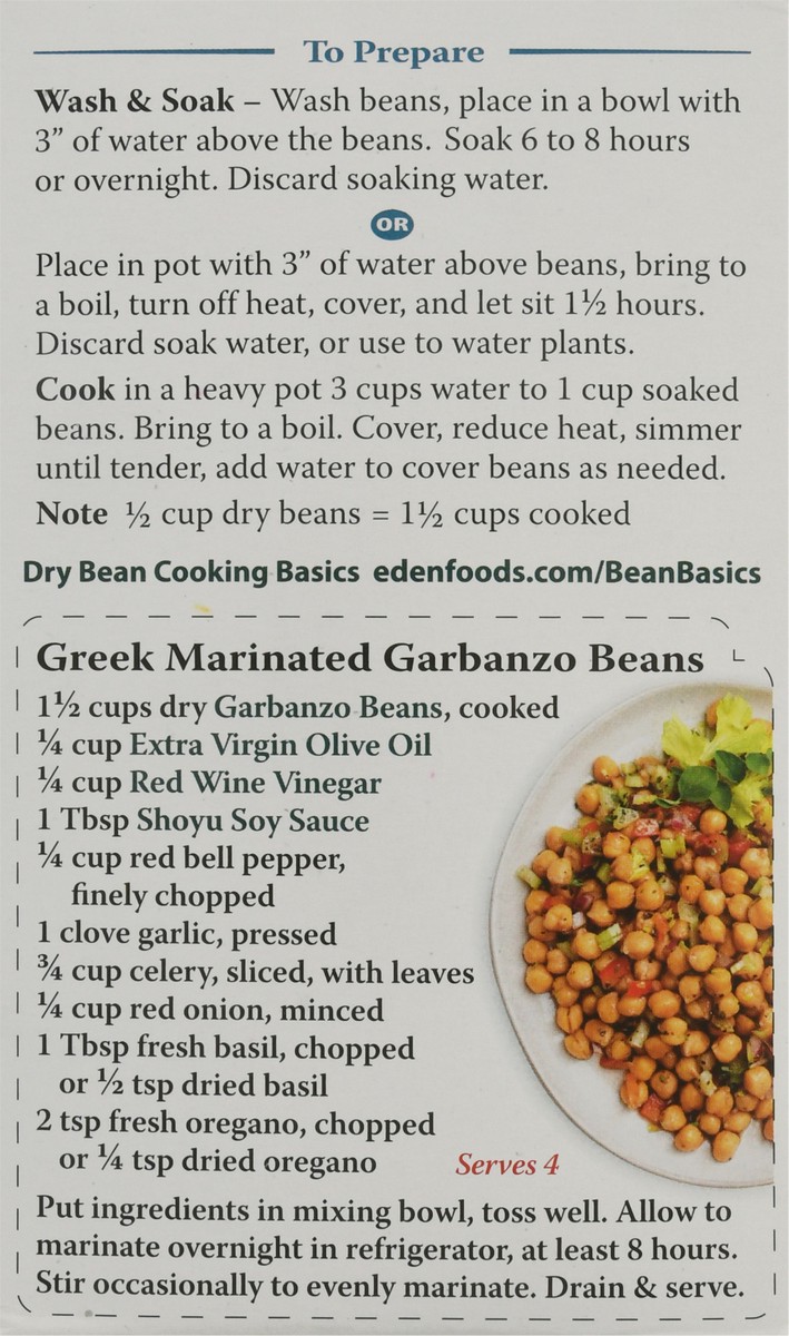 slide 8 of 14, Eden Foods Organic Garbanzo Beans 16 oz, 16 oz