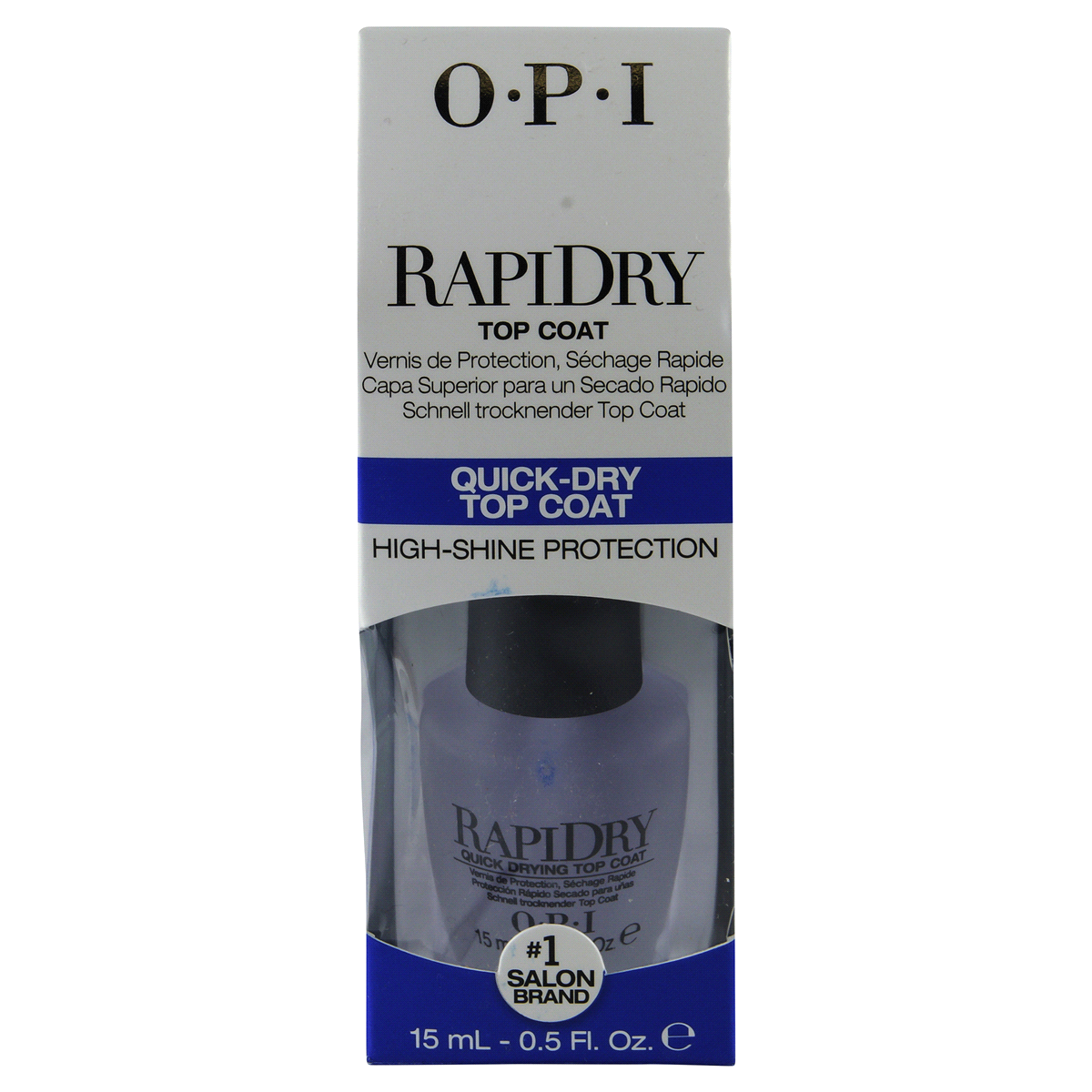 slide 1 of 3, OPI RapiDry Top Coat, 0.5 oz