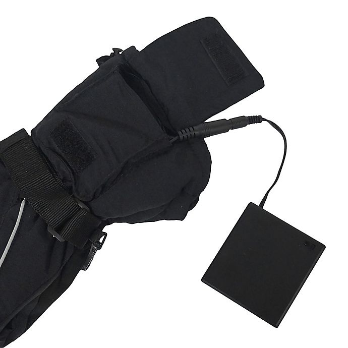slide 2 of 7, ActionHeat Men's Battery Heated Gloves - Black, 1 ct