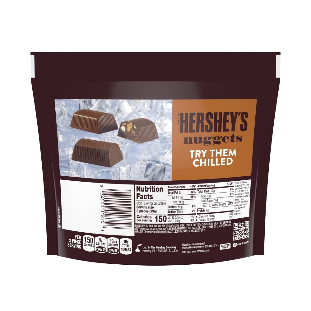 slide 4 of 4, Hershey's NUGGETS Milk Chocolate, Toffee and Almonds Candy Share Pack, 10.2 oz, 10.2 oz
