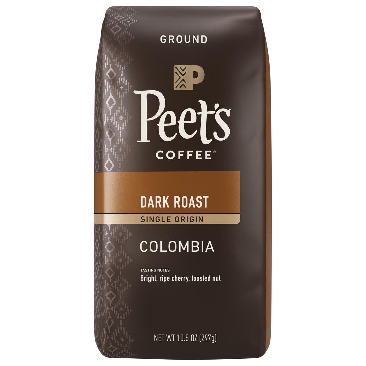 slide 1 of 9, Peet's Coffee, Single Origin Colombia, Dark Roast Ground Coffee - 10.5oz Bag, 10.5 oz