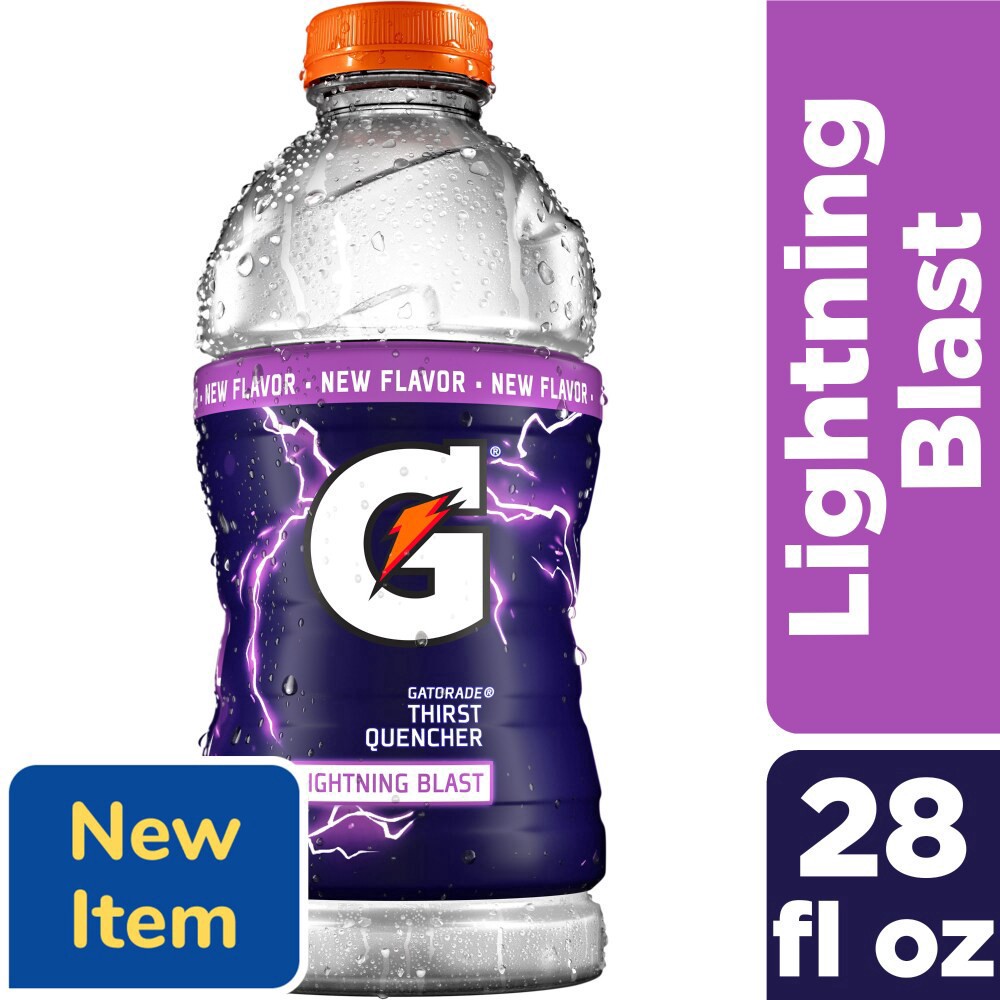 slide 5 of 6, Gatorade Lightning Blast, 28 oz