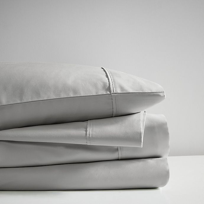 slide 3 of 5, Sleep Philosophy Liquid Cotton King Sheet Set - Silver, 1 ct