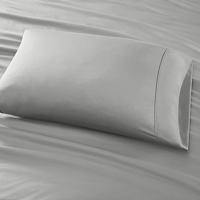 slide 4 of 5, Sleep Philosophy Liquid Cotton King Sheet Set - Silver, 1 ct