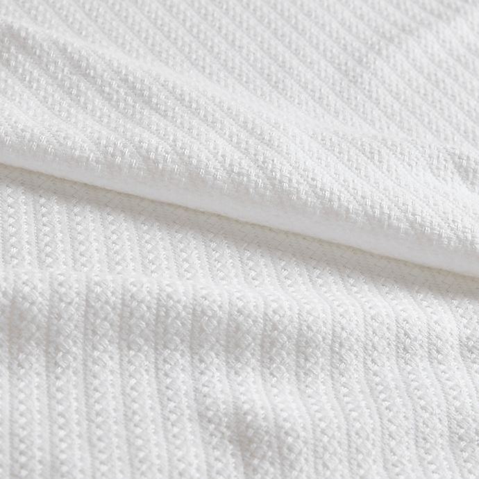 slide 3 of 6, Madison Park Liquid Cotton Twin Blanket - White, 1 ct