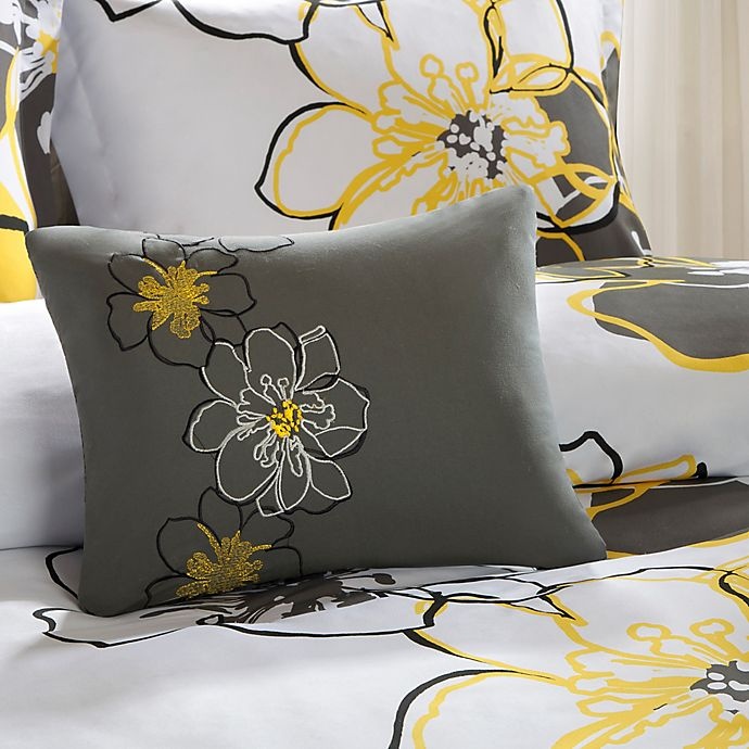 slide 4 of 4, Mi Zone Mizone Allison Reversible Twin/Twin XL Comforter Set - Yellow/Grey, 1 ct