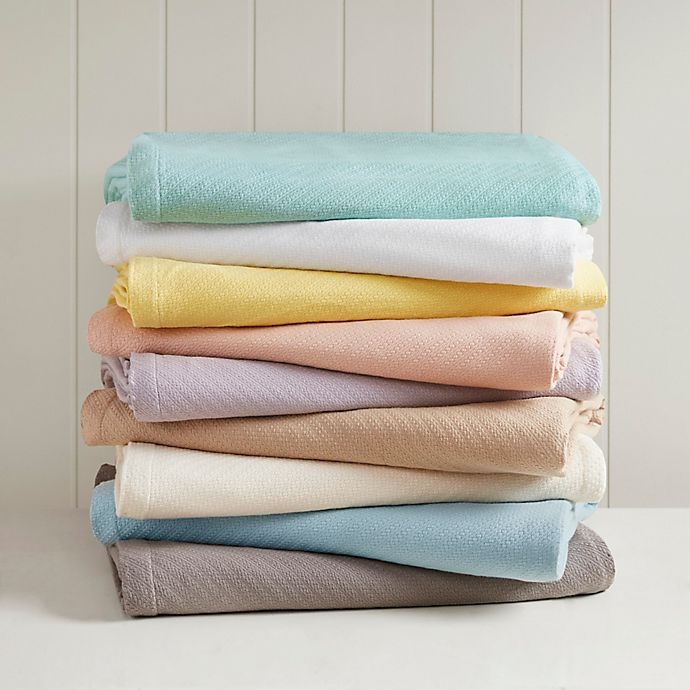 slide 6 of 6, Madison Park Liquid Cotton Twin Blanket - Linen, 1 ct