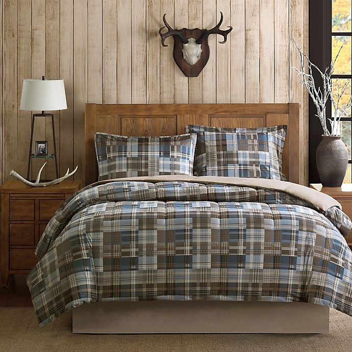 slide 2 of 5, Woolrich White River King Comforter Set - Brown, 3 ct