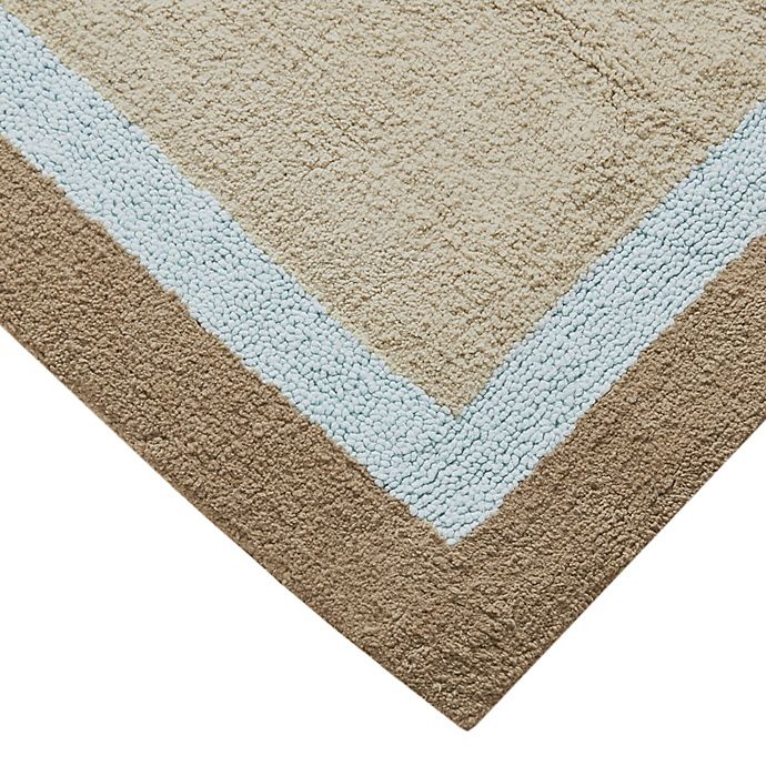 slide 4 of 6, Madison Park Amherst Bath Rug - Blue, 20 in x 30 in