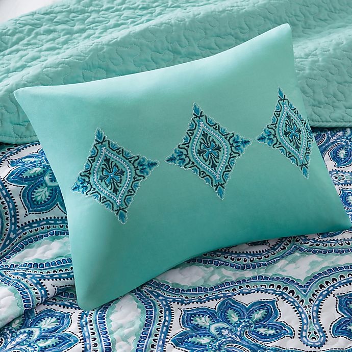 slide 4 of 6, Intelligent Design Lionna Full/Queen Coverlet Set - Blue, 5 ct