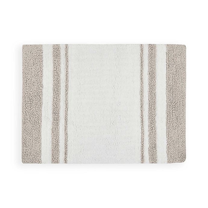 slide 1 of 3, Madison Park Spa Cotton Reversible Cotton Bath Rug - Taupe, 20 in x 30 in