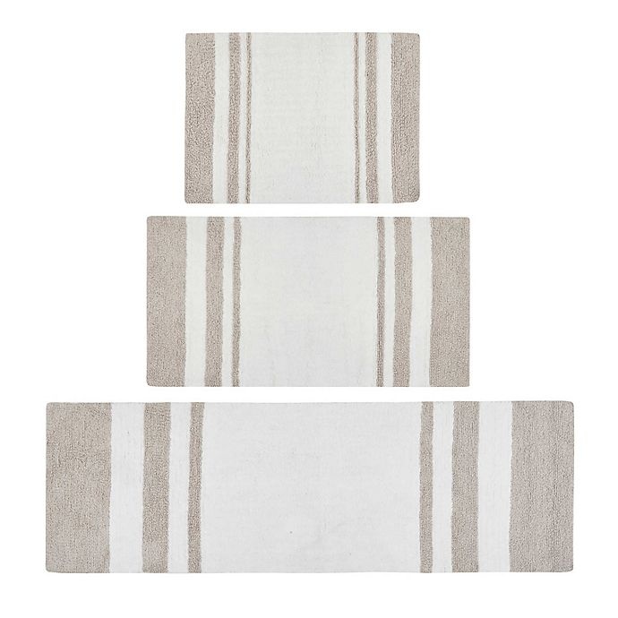 slide 3 of 7, Madison Park Spa Cotton Reversible Cotton Bath Rug - Taupe, 27 in x 45 in