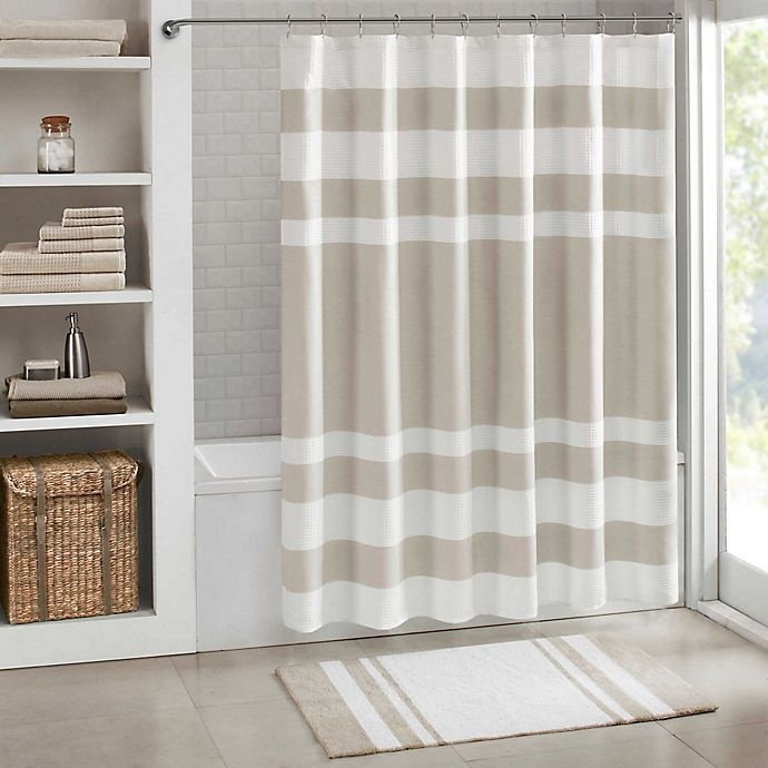 slide 5 of 7, Madison Park Spa Cotton Reversible Cotton Bath Rug - Taupe, 27 in x 45 in