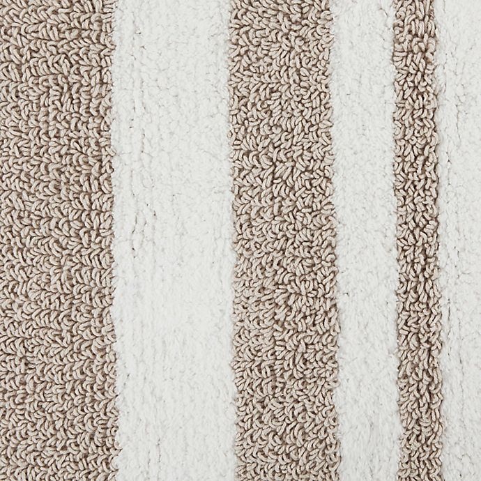 slide 7 of 7, Madison Park Spa Cotton Reversible Cotton Bath Rug - Taupe, 27 in x 45 in