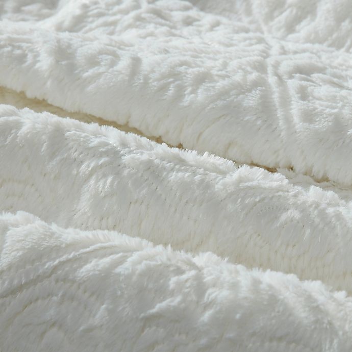 slide 9 of 10, Madison Park Bismarck Ultra Plush King Comforter Set - Ivory, 3 ct