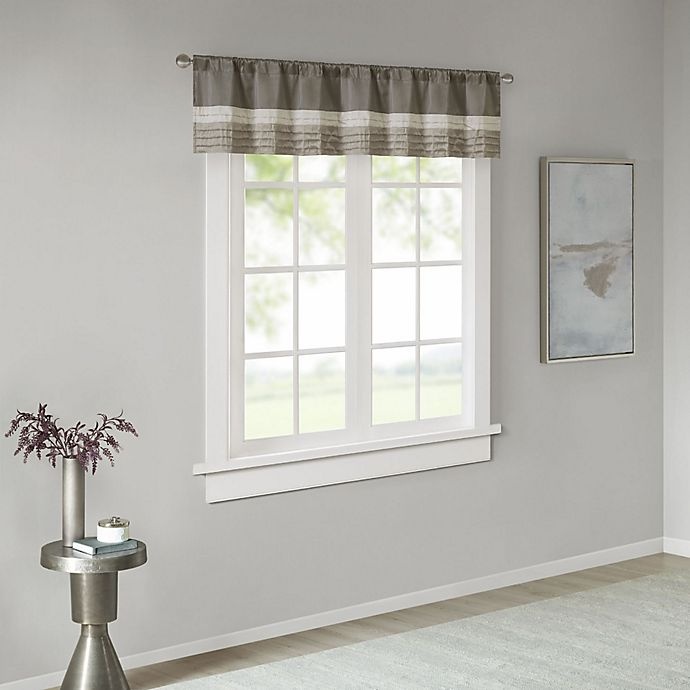 slide 4 of 6, Madison Park Amherst Window Valance - Natural, 1 ct