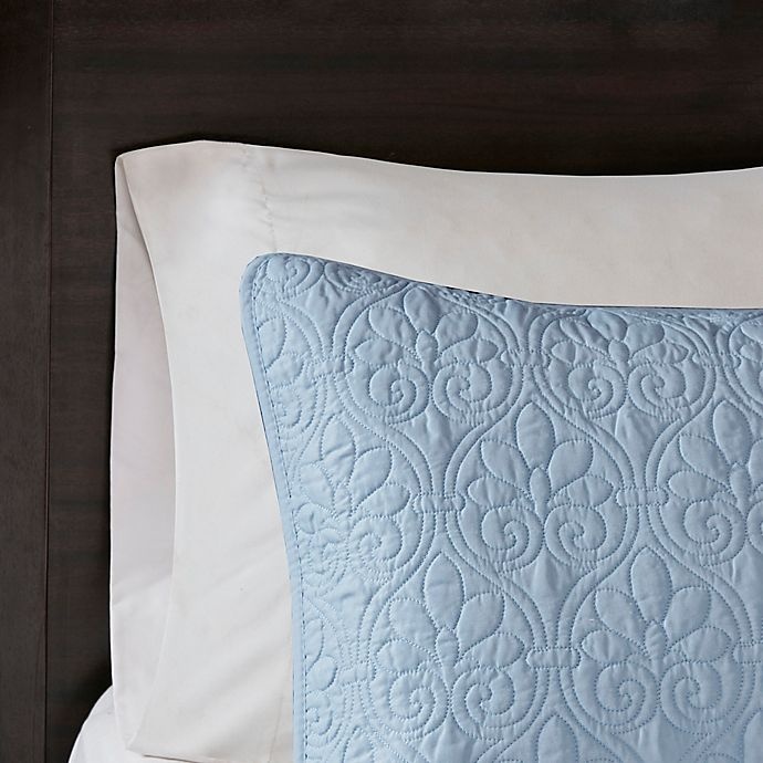 slide 5 of 8, Madison Park Quebec Reversible Twin/Twin XL Coverlet Set - Blue, 2 ct