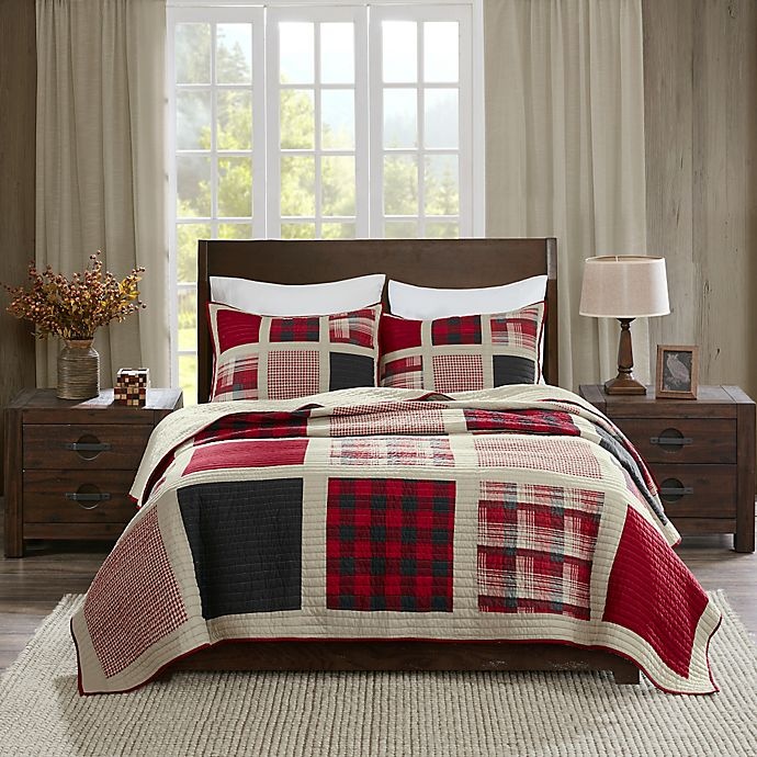 slide 2 of 5, Woolrich Huntington Reversible Full/Queen Quilt Set - Red, 3 ct