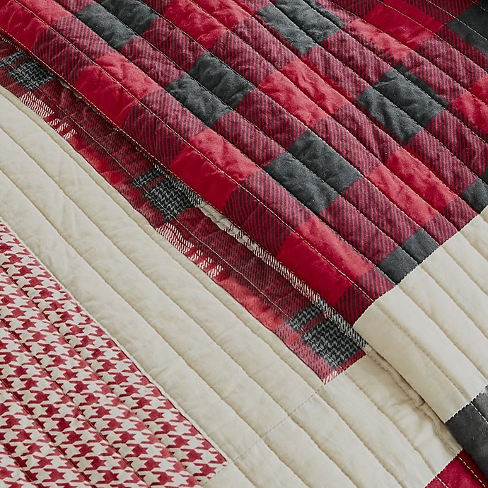 slide 3 of 5, Woolrich Huntington Reversible Full/Queen Quilt Set - Red, 3 ct