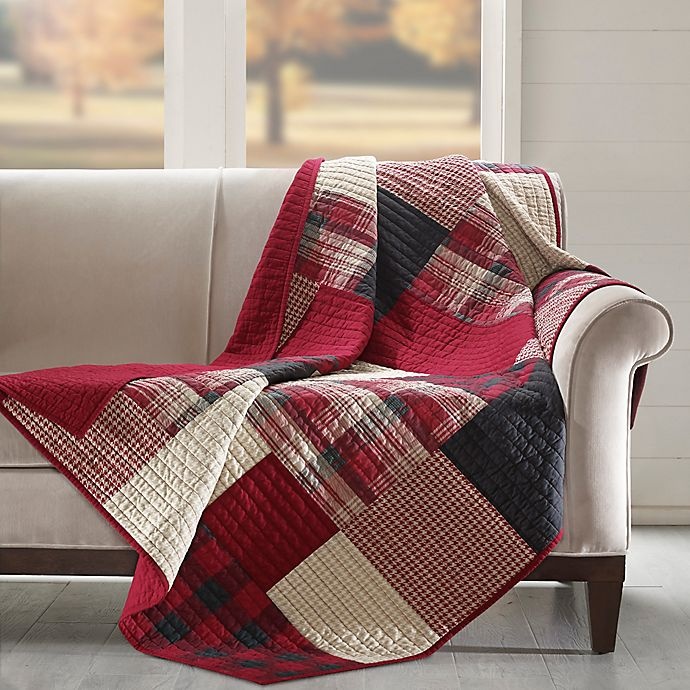 slide 2 of 2, Woolrich Sunset Quilted Throw Blanket - Red, 1 ct